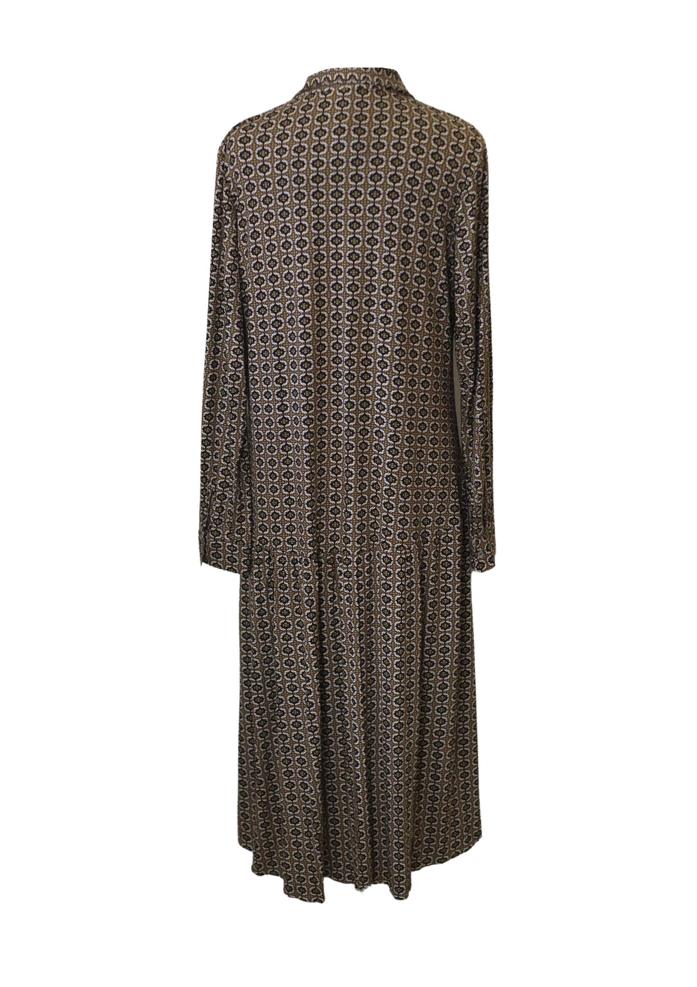 Miranda - Full length dress in naturals SKU 56